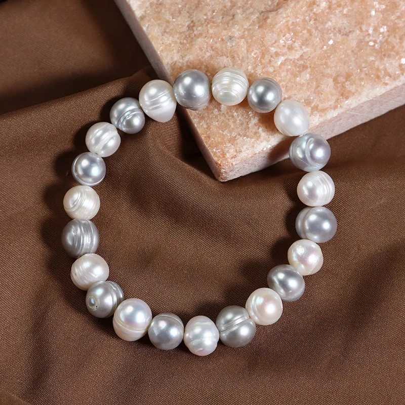 910mm Natural Freshwater Potato Pearl Bead Bracelet For Gift Y250904