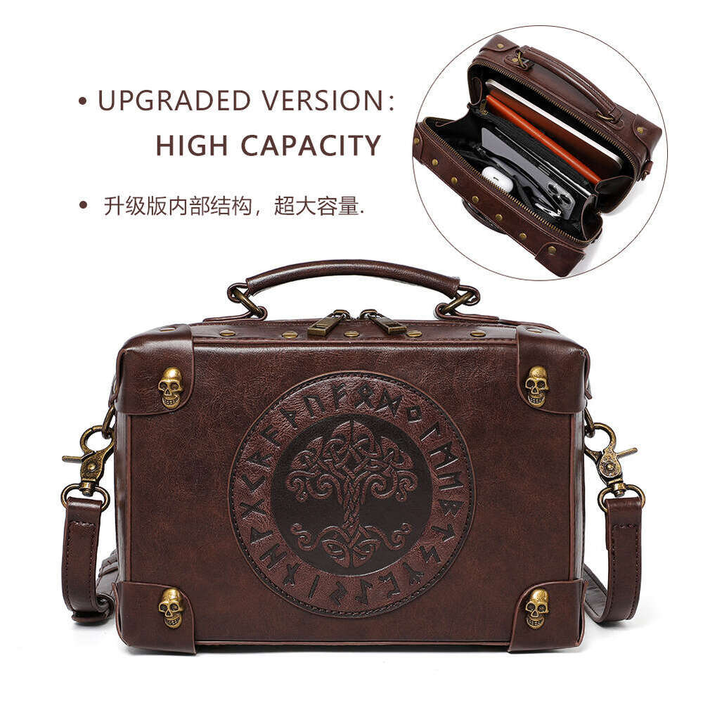 Guangzhou Bags 2025 New Punk Industrial Style Women's Shoulder Crossbody Bag
