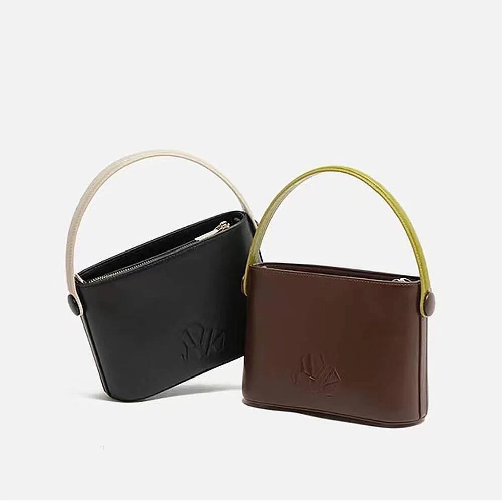 New niche retro handbag crossbody bucket bags women's original Designer Handbags And Purses