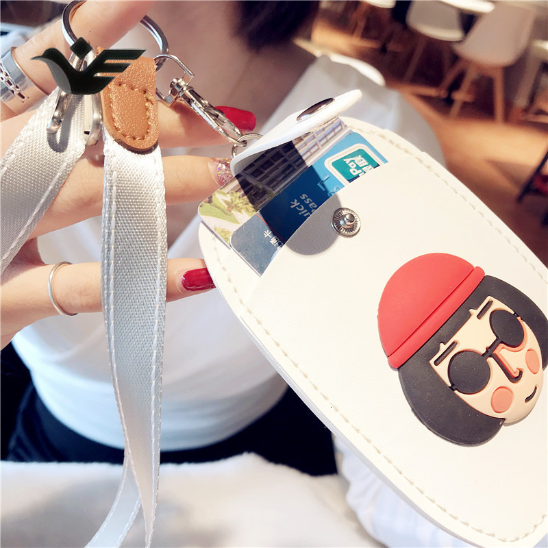 Feiyan Free Shipping New Designer Bag Luxury Shopping Bag Campus Card All-in-one Card Holder Bag Neck Strap Subway Transportation Card Badge Card Bag