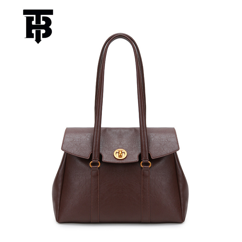 TB BHULAMTE Underarm Retro Fashion Tote Bag for Women 2025 Spring and Autumn Designer s bag New Bags Simple Casual Shoulder Bag High-end Women's 