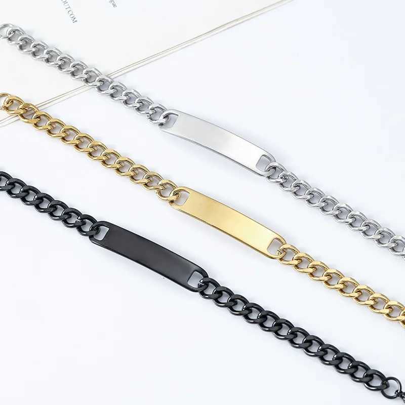 HNSP 7MM Stainless Steel Hand Chain Simple Bracelet For Men Women Punk Street Style Jewelry Accessory W250904