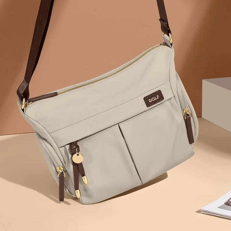 GOLF Crossbody Women's Nylon Shoulder Bag Lady Bucket Mini Cross Body Purse Handbag New Fashion Square Bags 2024 Summer
