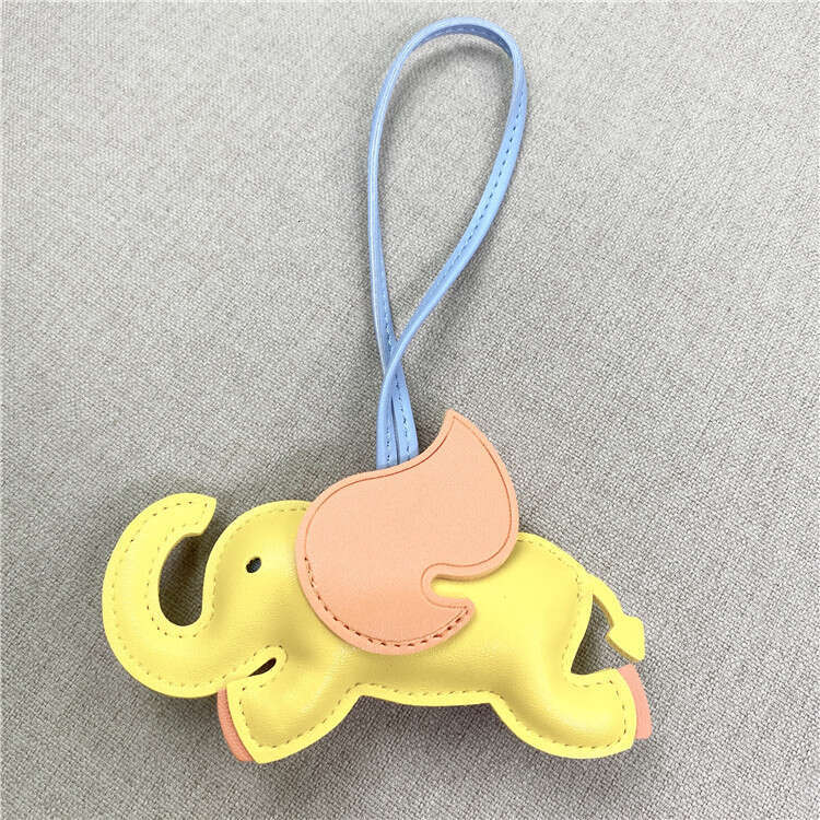 DHEssentials 2025 Summer Cute Angel Flying Elephant Bag Pendant Keychain Car Mirror Decoration Multi-Color