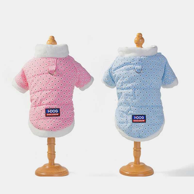 Pet cotton coat fashionable and comfortable little daisy clothes plus velvet thickened winter warm dog clothes W250904