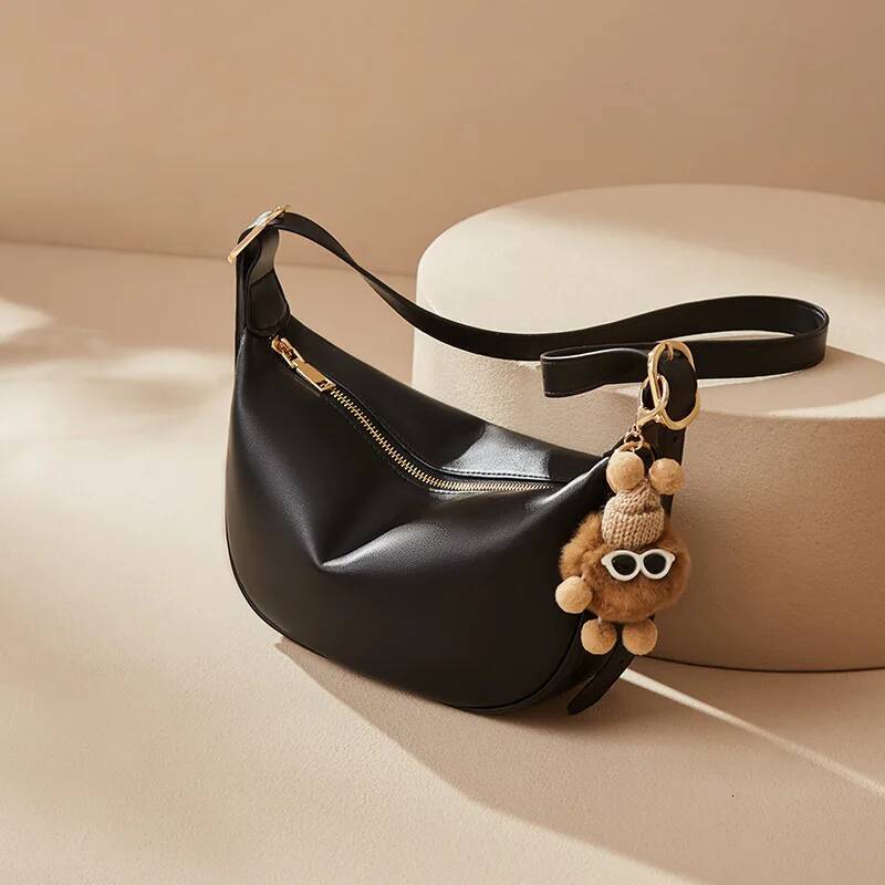 2025 New Crossbody Summer High-end Dumpling Leather Women's Armpit Shoulder Bag