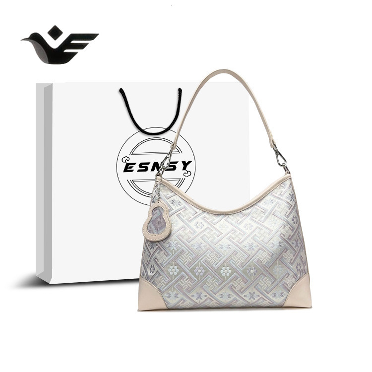 Feiyan Free Shipping New Designer Bag Luxury Shopping Bag New Chinese Style National Style Intangible Cultural Heritage Brocade Underarm Bag For Women