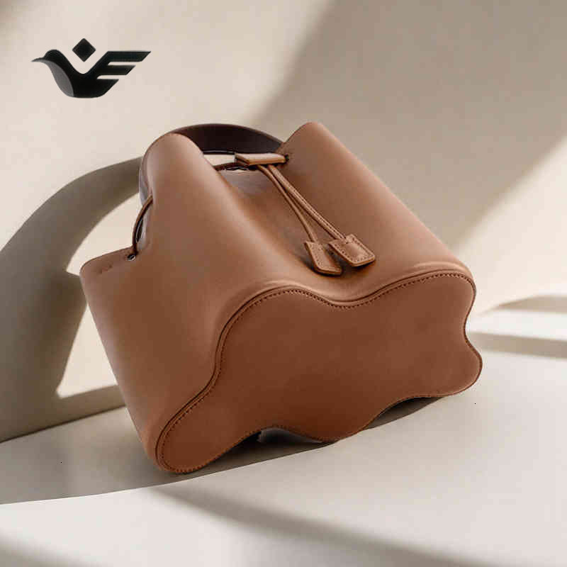 Feiyan Free Shipping New Designer Bag Luxury Shopping Bag Women's Bag New Fashion Elegant Turkish Pleated Drawstring Bucket Bag Handbag Shoulder 