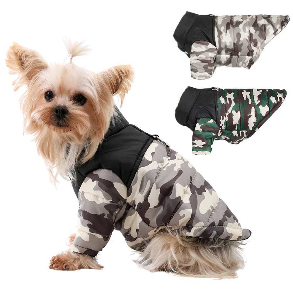 Winter Dog Clothes Printed Waterproof et For Small Medium Dog Cat Windproof With DRing Pet Yorkshire Chihuahua Pug Costume W250904