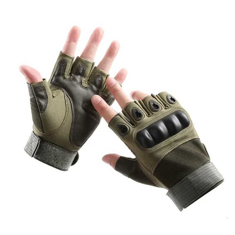 Mens Outdoor Military Tactical Gloves Air Gun Sports Half Finger Gloves Military Combat Shooting Hunting Protective GlovesXJ250904