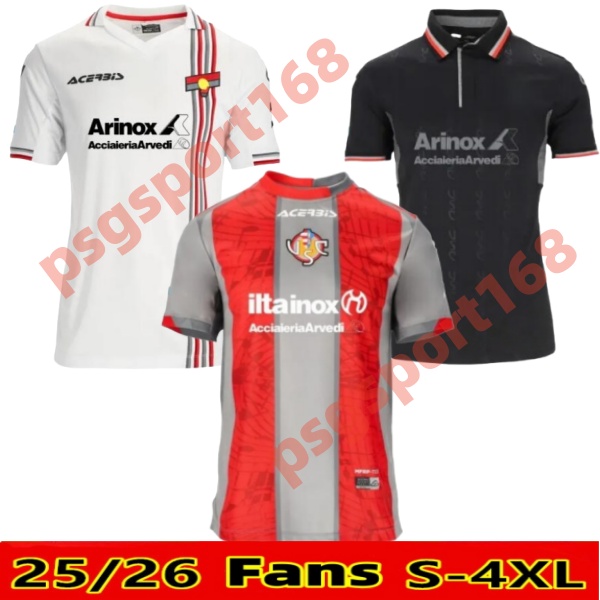 Maglie US Cremonese 25 26 Soccer Jerseys VARDY 10# 2025 2026 home away Third Men Football Shirt Kit BONDO BASCHIROTTO TERRACCIANO PAYERO S-4XL