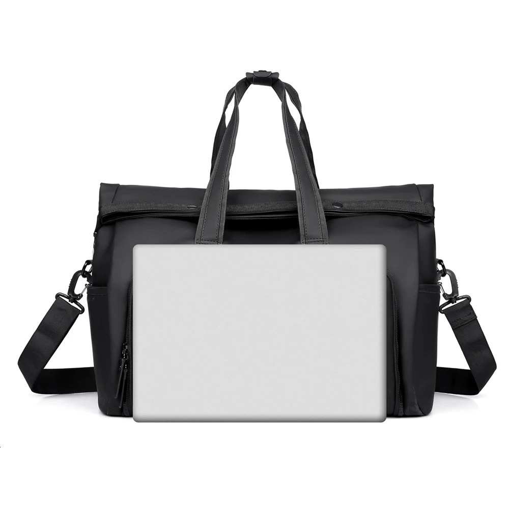 Fitness Bag Cross Border Business Travel Bag Dry Wet Separation Bag Waterproof Handbag Independent Shoe Compartment Dou 250903