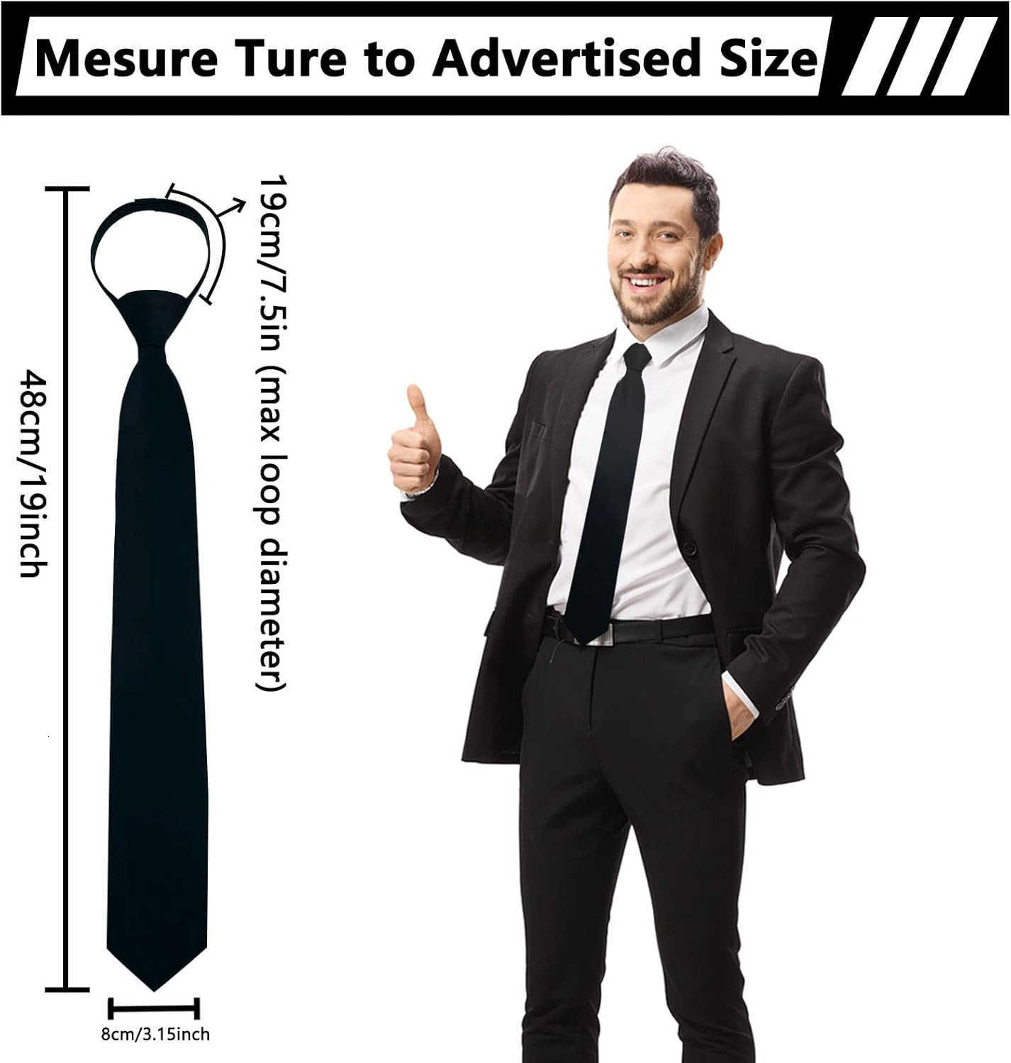 Ties for Men 315 Mens Necktie for Office Graduation School UniformsW250904