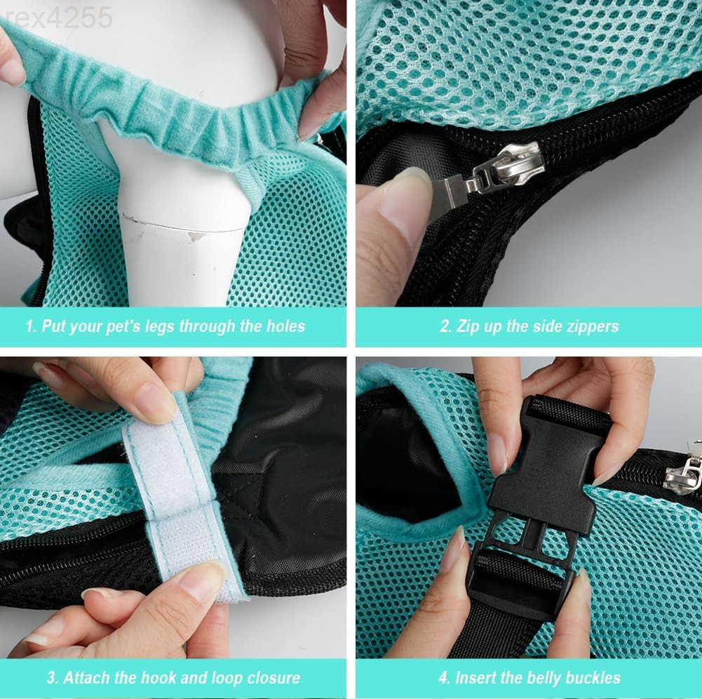 Dog Carrier Backpack Pet Legs Out Front Cat Travel Bag Adjustable Puppy Backpacks Carriers HandsFree for Small Medium Dogs Cats Hiking Traveling Campi