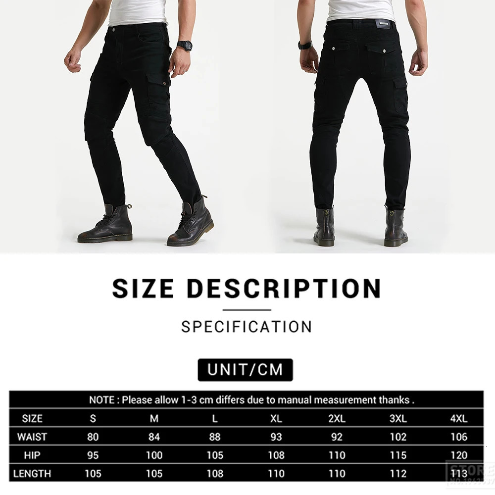 Retro Motorcycle Jeans Men Wear Resistant Motocross Pants Wearable CE Protective Gear Riding Moto Spring The Four Seasons 250903