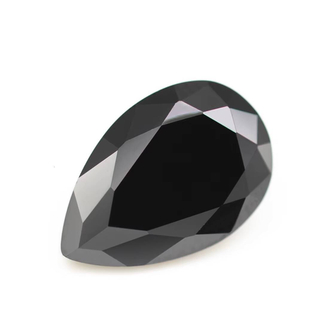 S925 Silver Necklace Chain with Iced out Moissanite Pendant Black Jewelry Iced out Moissanite Chain