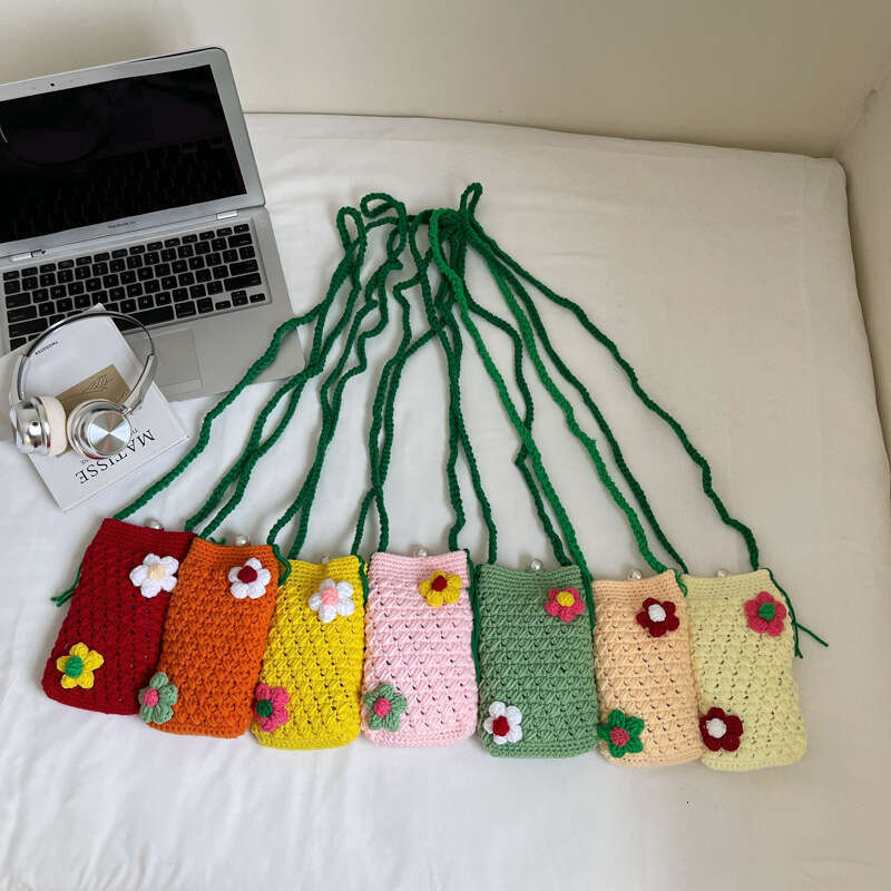 DHEssentials 2025 Mini Crossbody, Knit Flower Tote, Sweet Style Phone Bag