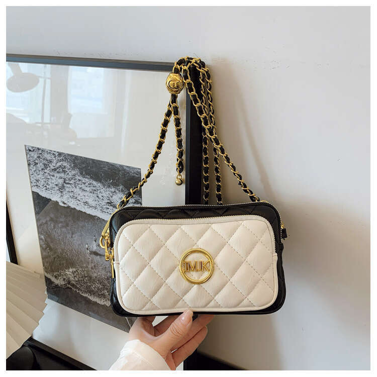 Designer Bags Fashion Chain Crossbody Bag Multi-layer Small Square Bag for Women 2025 New Versatile Womens Shoulder Crossbody Bag