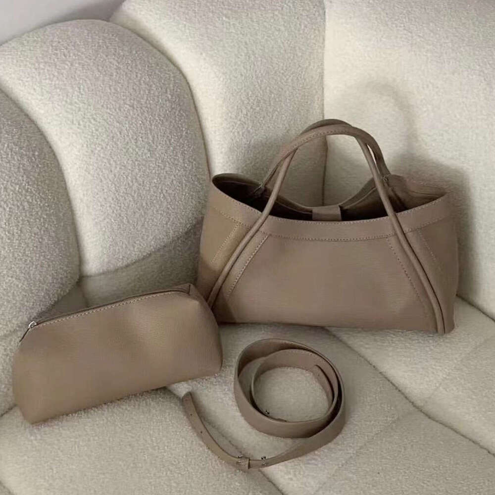 Fashionable New Versatile Basket Handbag with Lychee Texture, Commuter Bag, Single Shoulder Crossbody Bag for Women