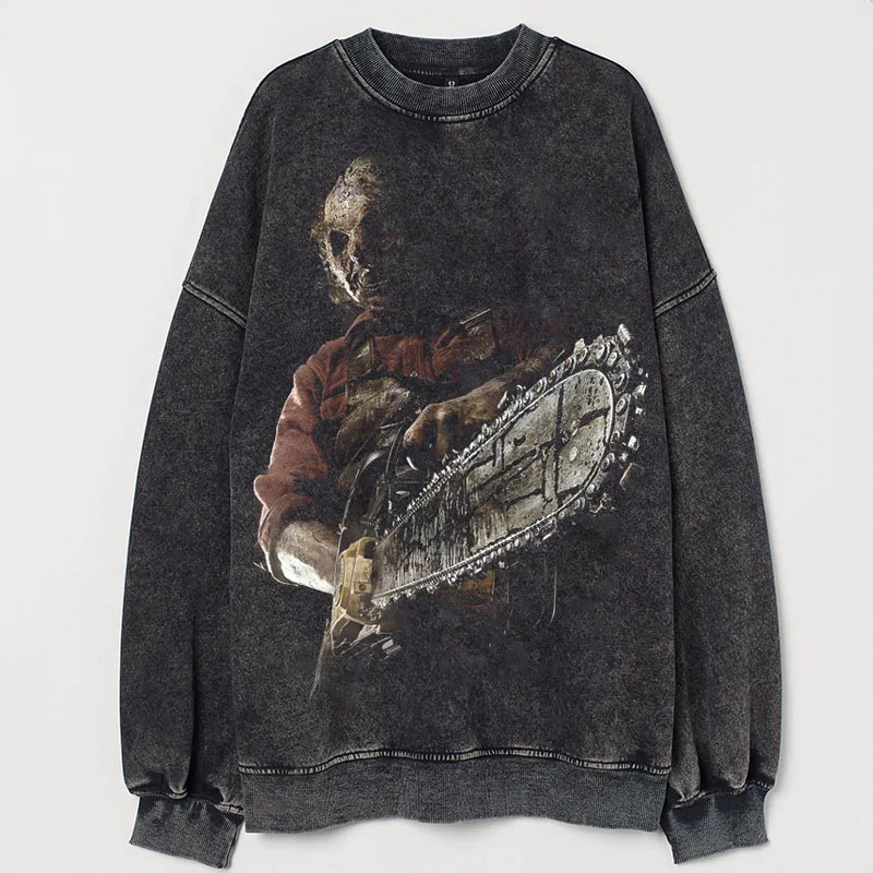 Vintaged Look Graphic Printed Hoody Clothing Item - Urban Outfit Essential - TT8218