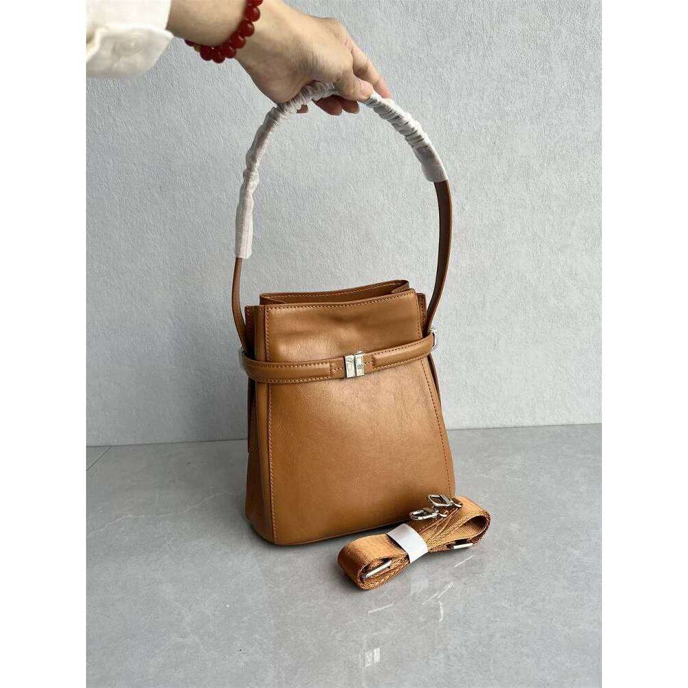 High Quali Cowhide Buet Faionable Handbag Single Oulder Crossbody Women's Bag Casual Simple Sle Leather Tote