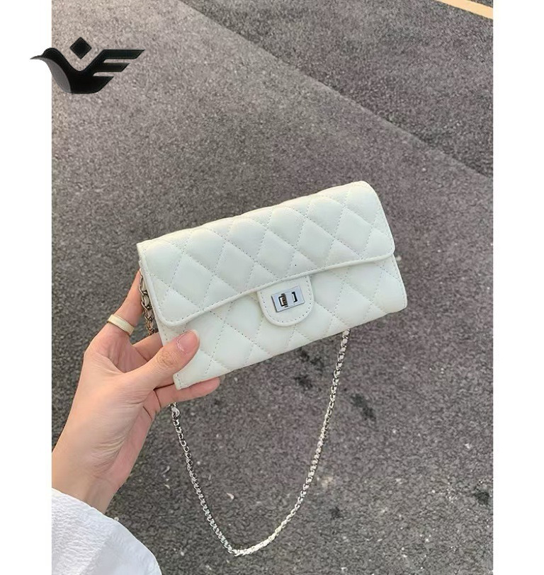 Feiyan Free Shipping New Designer Bag Luxury Shopping Bag Small Square Bag Classic Versatile Black Chanel Style Phone Bag Women's Wallet