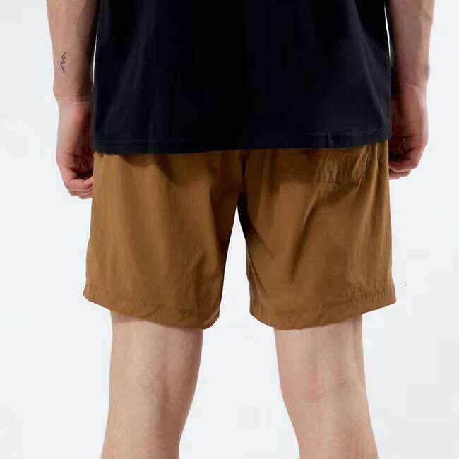 Summer Design Bermuda Men's Shorts Elastic Waist Three-Dimensional Pattern Casual Style Mid-Waist