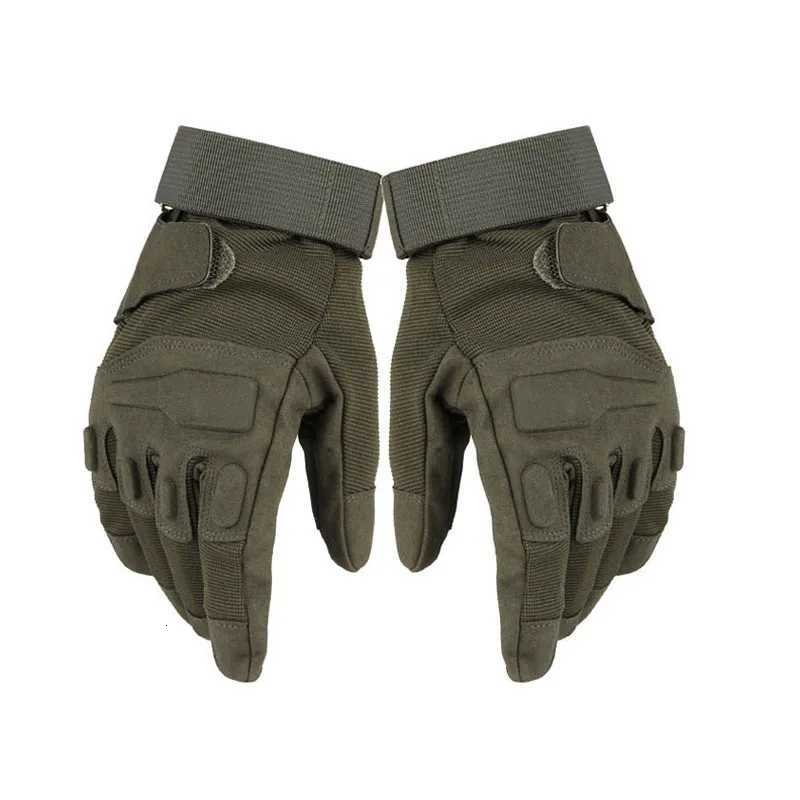 Tactical Combat Gloves Hunting Training Full Finger Gloves for Men Paintball Outdoor Sports Shooting Bicyc GlovesXJ250904