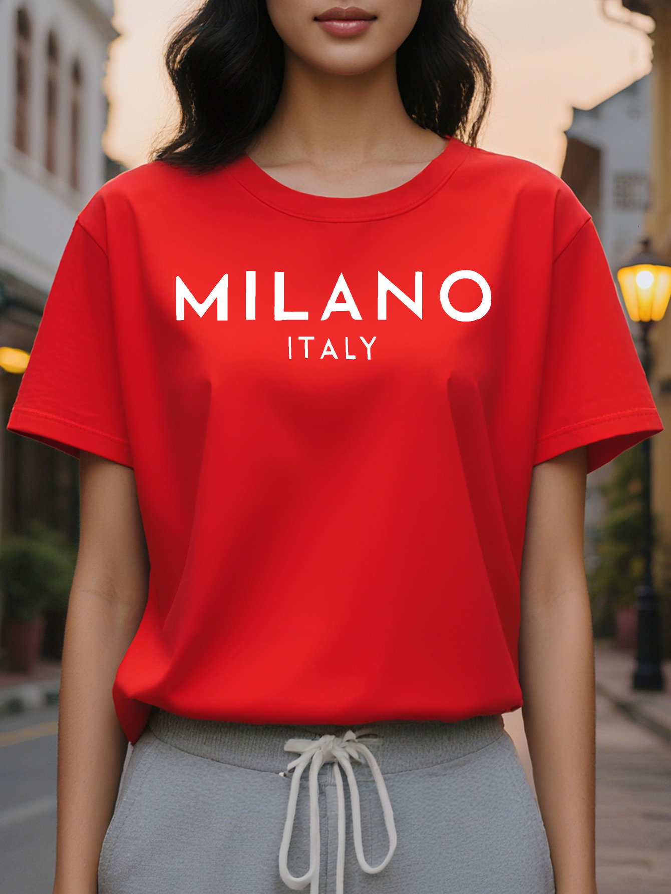 Large XL Summer Casual Sleeveless O Print Crew Neck Tank Top Women's Clothing Plus Size