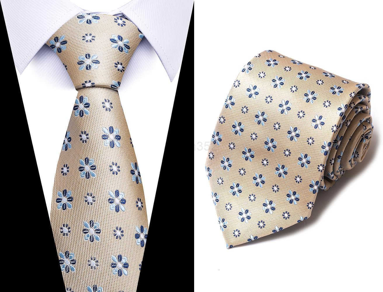 Tie For Men Necktie Woven Jacquard Neck Ties Set 6 PCSW250904