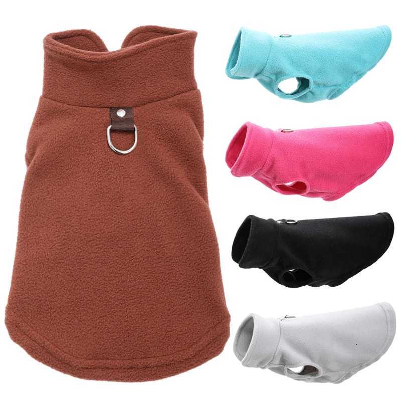 Fleece Dog Clothes Autumn Winter Warm Coat et For Small Medium Dogs Cat Chihuahua Vest With Dring Puppy Sweater Pet Costume W250904
