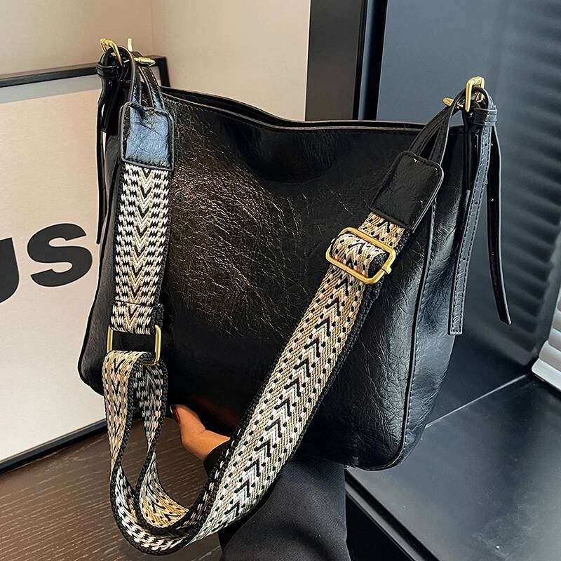 New Product Solid Color Simple Women's Handbag Designer Women Crossbody Bags High Quality Soft Leather Lady Shoulder Bag