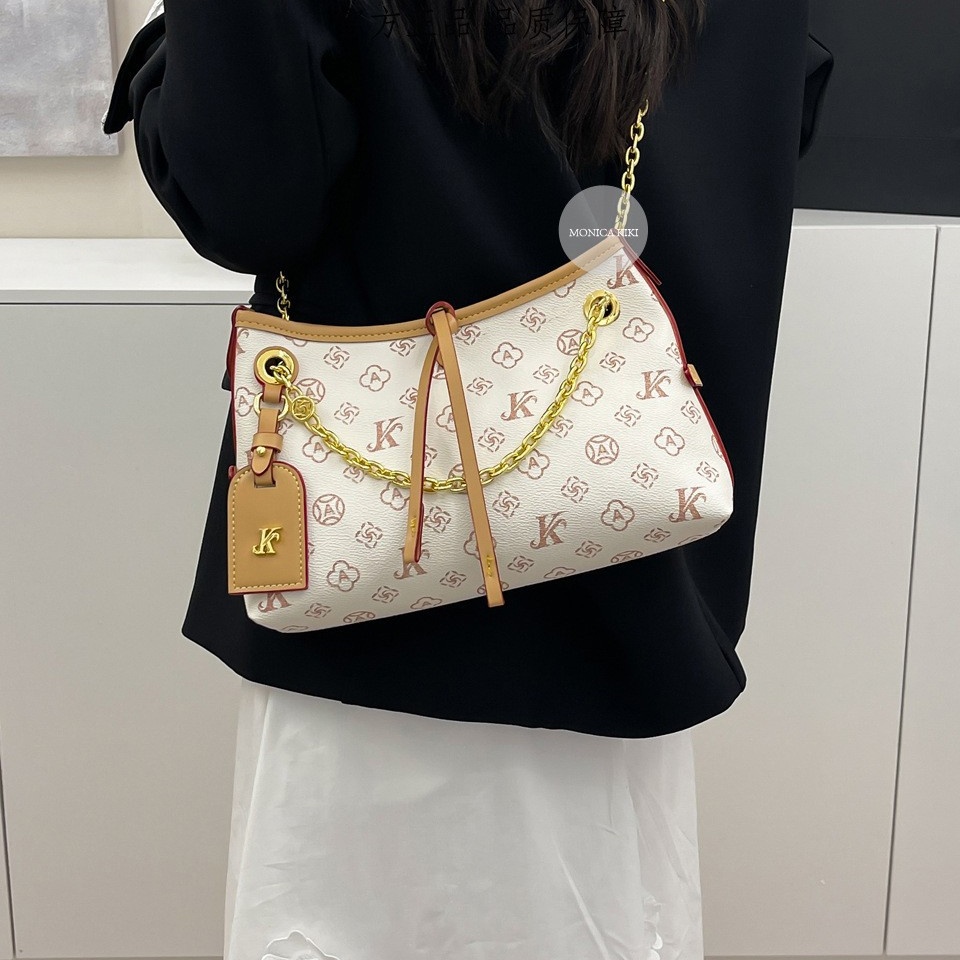 Designer bag for women tote bag printing classic new Luxury Bag purse Casual lightweight sustainable waterproof with texture brown