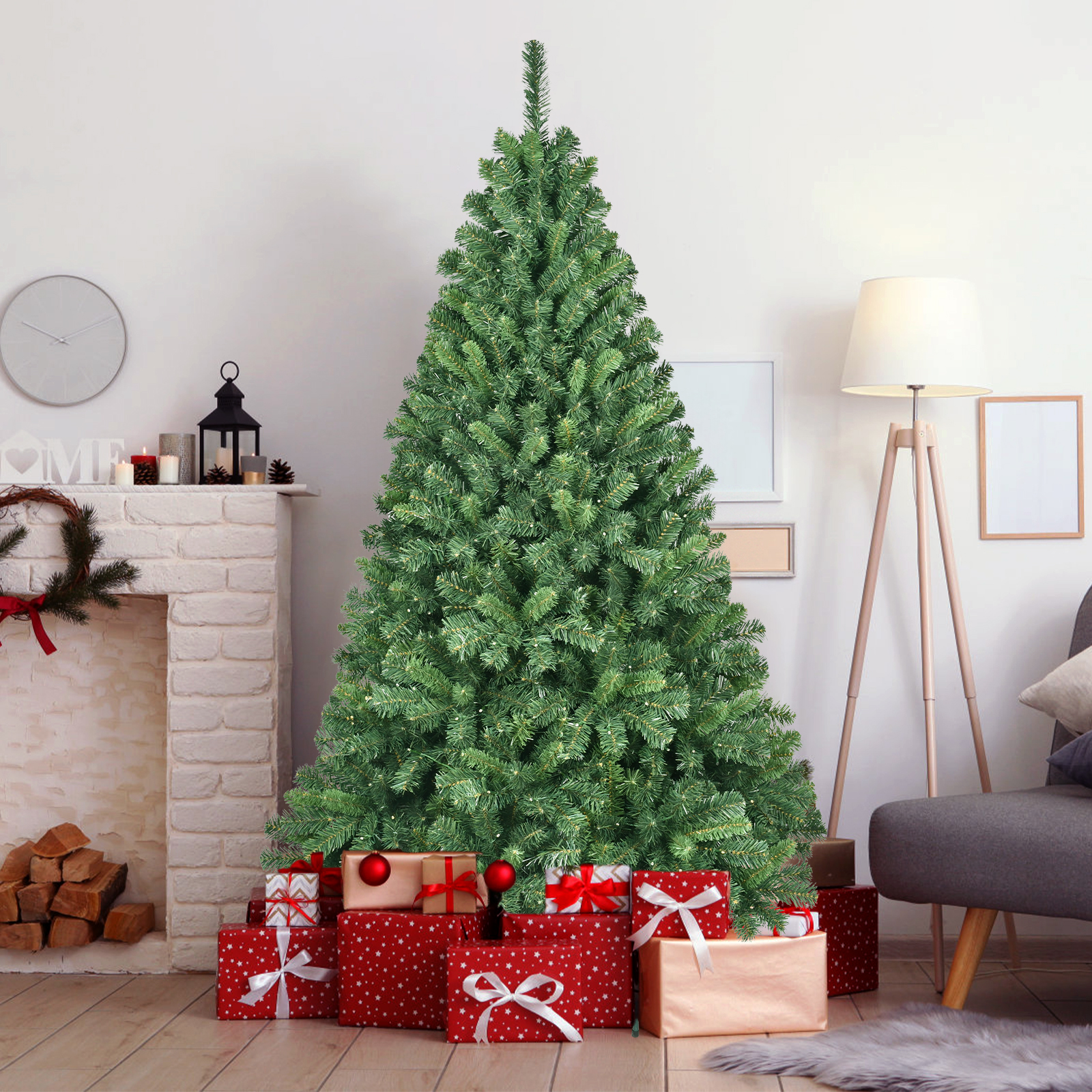 Artificial PVC Christmas Tree Featuring Customized LED Light Show & Wi-Fi Control