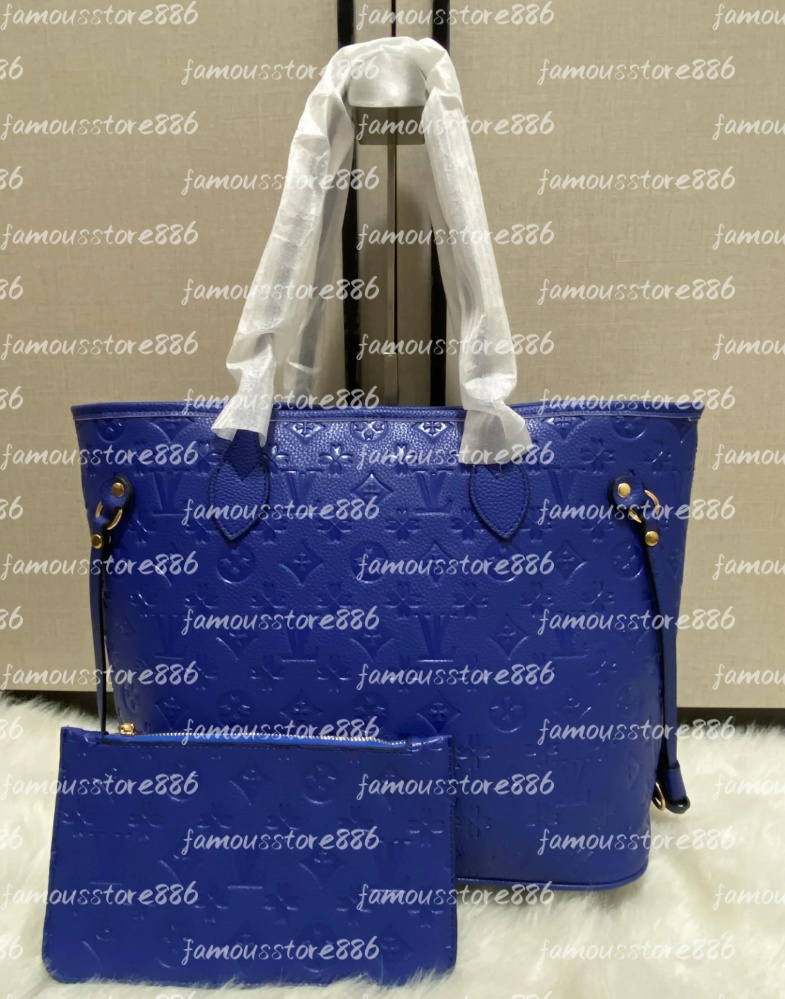 Designer Bags 2pcs Set Embossed Flower Women Handbag Shoulder Bags Fashion Composite Lady Clutch Tote Bag Shopping Female Purse Designer Wallets