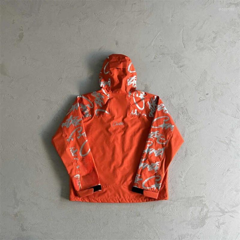 Men's Jackets Reflective Windproof Jaet Youth Faion Teenagers All Seasons Long Sve Zipper Closure Hooded Coat UKDRIPDRILL