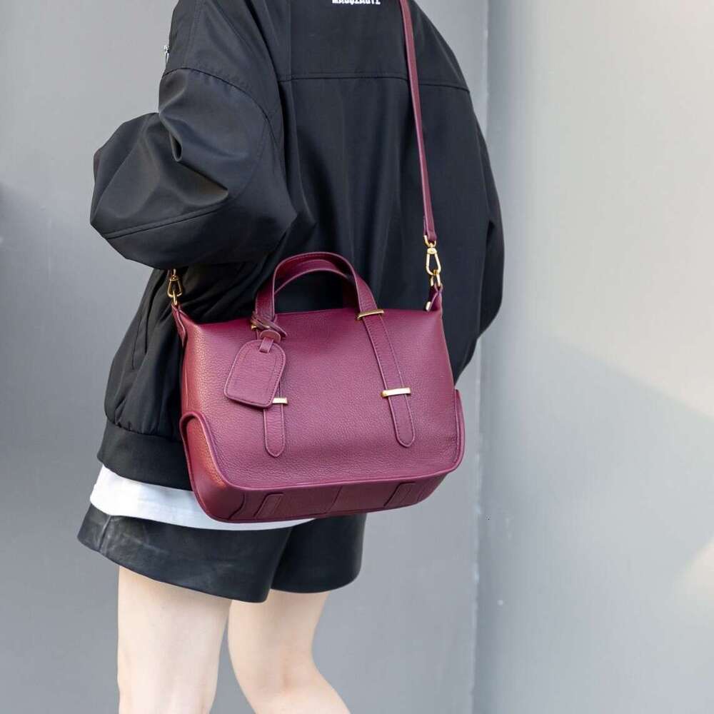 DHEssentials 2024 Pillow Bag, Genuine Leather Tote, Zippered Crossbody Shoulder Purse