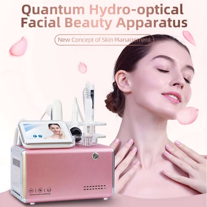 Professional 4 Handles Vacuum Lifting Cooling Pore Shrinking Face Lift Radiofrequency Mesotherapy Gun RF Face Tightening Skin Rejuvenation Beauty Mach