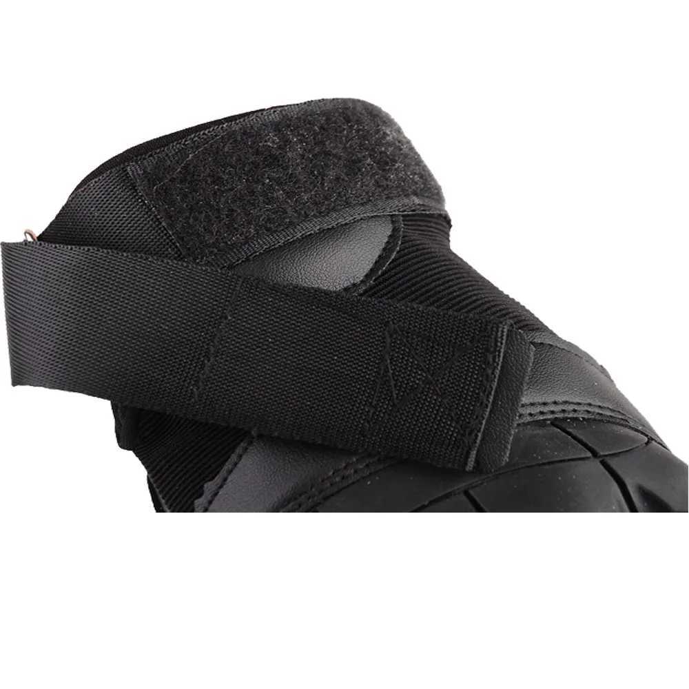 Touch Screen Tactical Full Finger Gloves Hard Rubber Paintball Airsoft Bicyc Combat PU ather Antiskid Cycling Work GlovesXJ250904