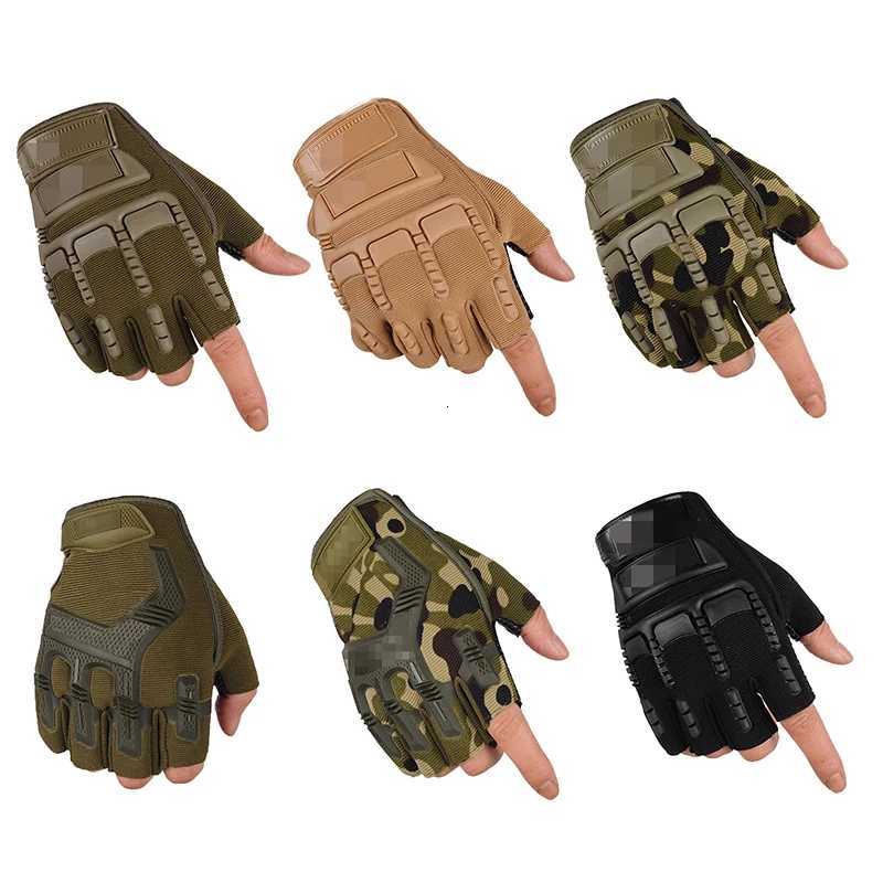 Mens Fingerss Gloves Outdoor Working Hunting Tactical gloves AntiSlip Mtb Bike Bicyc Motorcyc Driving GlovesXJ250904