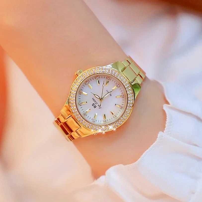 Fashion Ladies Wrist Watches Dress Gold Watch Wen Crystal Diamond Watches Stainless Steel Silver Clock Wen Montre Femme X250904