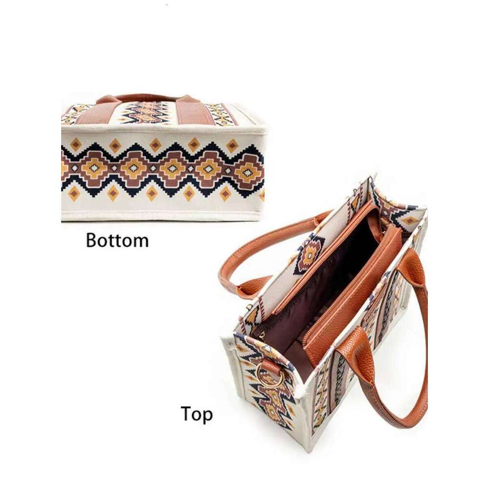 N Western Wallet Women's Tote Oulder Handbag American Retro Sle Synthetic Leather Daily Use Small Square Bag