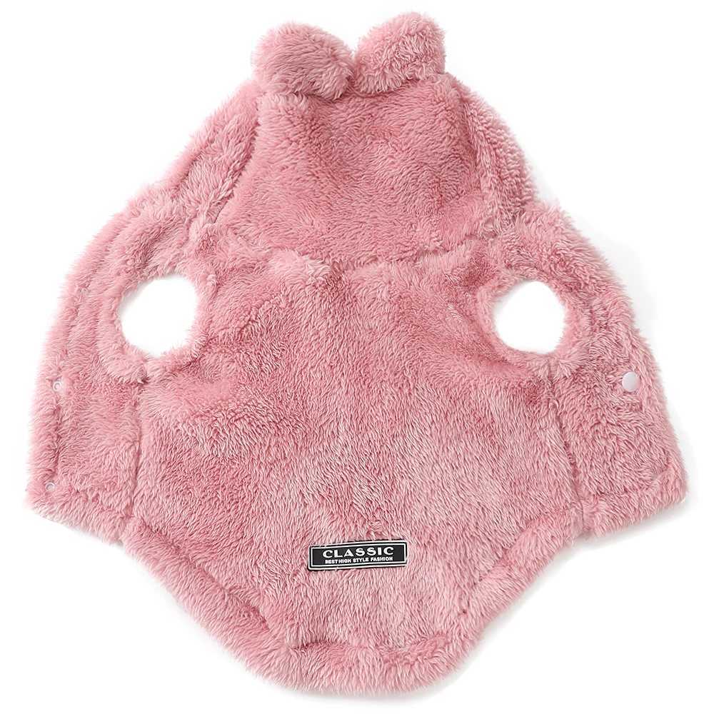 Winter Cute Dog Coat Rabbit Ears Pet Clothes For Small Medium Dogs Cat Plush Soft Kitty Puppy Hoodie Yorkshire Chihuahua Outfits W250904