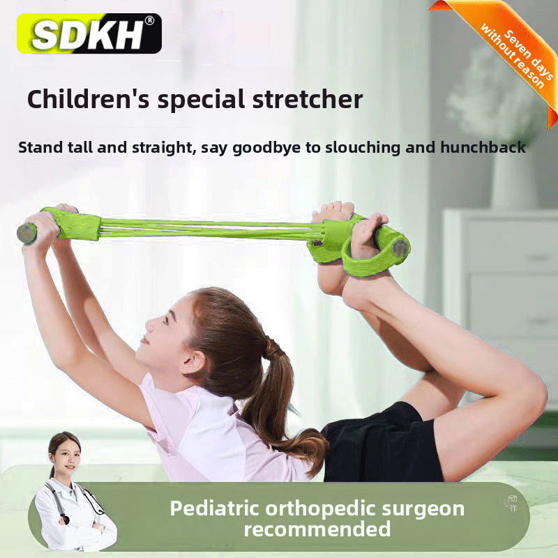 Xiaoyanfei Resistance Band for Children, Hunchback Stretching Sit-Up Aid, Cervical Traction Device, Back Posture Corrector