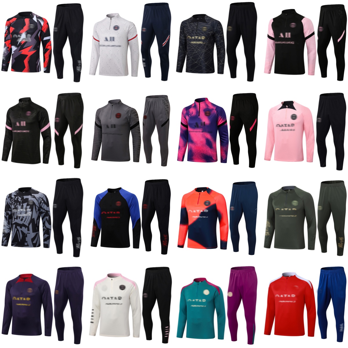 Men's Suits Polo Uniforms Sportswear Training Uniforms Men's Athletic Sets Loose-Fit Sportswear Casual Designer Athletic Sets