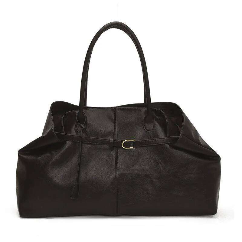 2025 Women's New Fashionable Top-Handle With Short Handle Women PU Leather Bag Large Capacity Brand Tote
