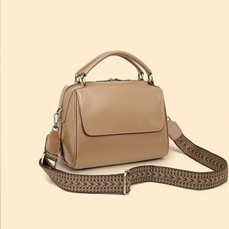 Toptrends 100% Genuine Leather Boston Shoulder Crossbody Bags For Women 2025 Designer Pillow Tote Satchel Ladies Handbags