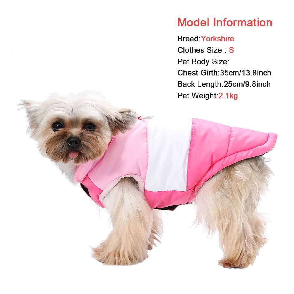 Pet Dog Clothes Winter Warm Puppy et Vest With Dring Cozy Windproof Chihuahua French Bulldog Coat For Dogs Cats Costume W250904