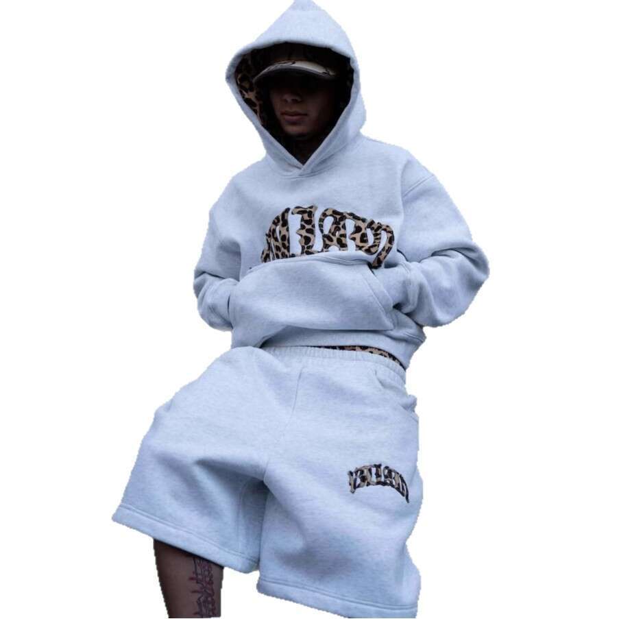 Men's Patchwork Double Waist Hip-Hop Loose Long Casual Pants ddmypluto