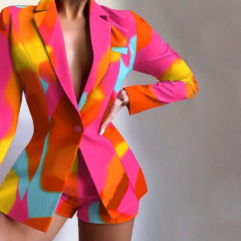 Women's Casual Autumn And Winter Slim Short Professional Women's Small Suit